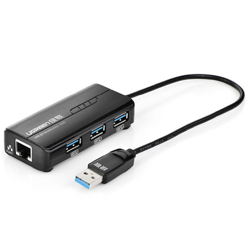 Bộ chia USB 3.0 tích hợp cổng mạng Gigabit UGREEN UG-20265