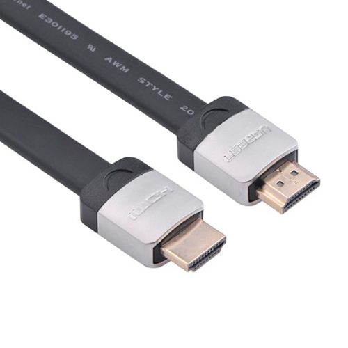 Cáp HDMI dẹt 2M Ugreen hỗ trợ 3D, 4K UG-10261