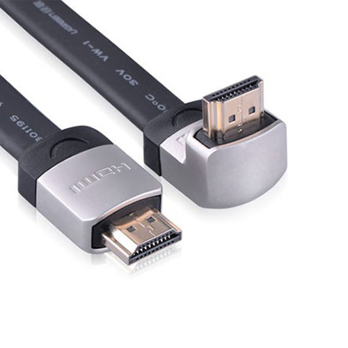 Cáp HDMI Ugreen đầu bẻ góc 90 độ dài 2m UG-10279