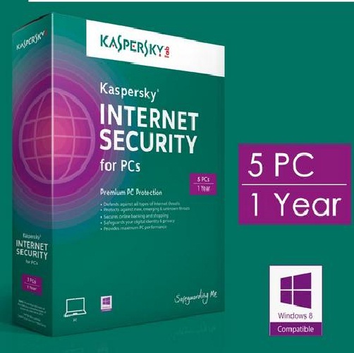 Kaspersky Internet Security cho 5 máy tính