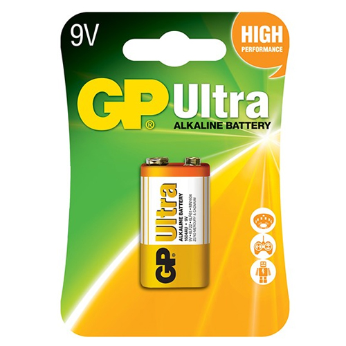 Pin 9V GP Ultra Alkaline 1604AU-U1
