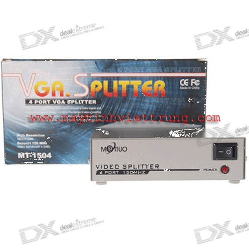 Amplified VGA Splitter 4-Port FD-411