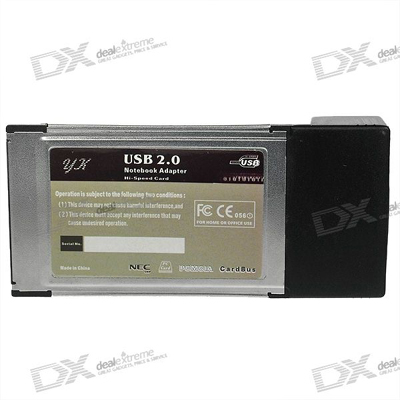 card PCMCIA to USB (card laptop)