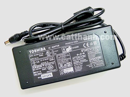 Sạc nguồn laptop Toshiba 19V-3.42A-Adapter laptop Toshiba 19V-3.42A