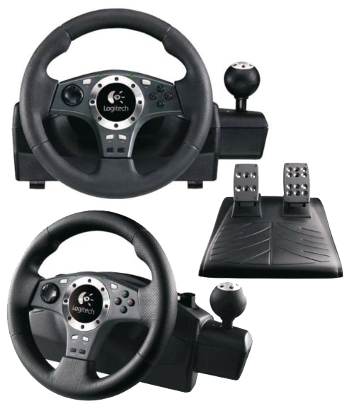 Bộ chơi game lái xe Logitech Driving Force Pro cho PS2/ PS3