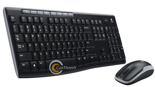 Bộ bàn phím chuột không dây Logitech MK260 