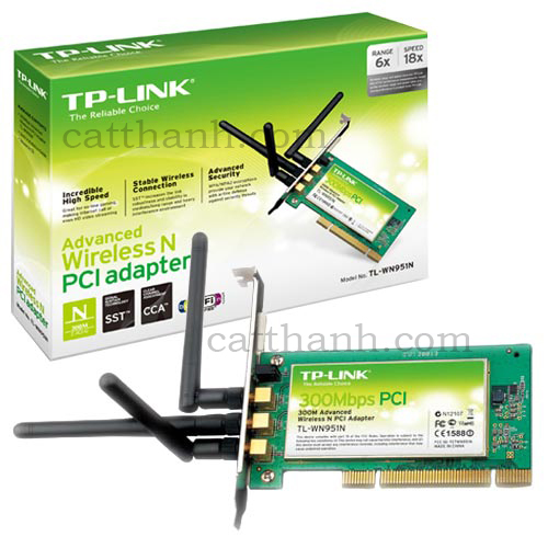 Wireless N PCI Adapter TL-WN951N 300Mbps