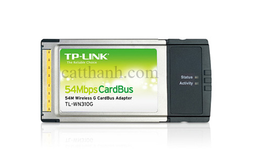 Card mạng TP-Link TL-WN310G - 54Mbps Wireless Cardbus Adapter