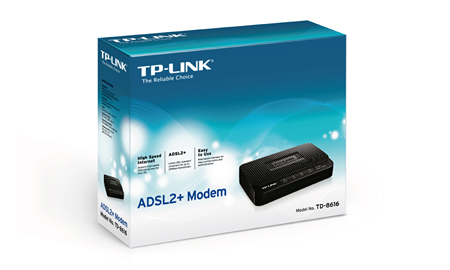 Modem TP-Link TD-8816  ADSL2/2+ Ethernet/USB Modem Router