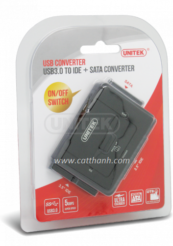 Bộ chuyển đổi Sata/IDE sang USB 3.0 Unitek Y-3322