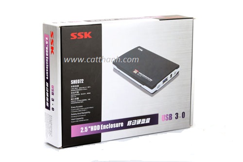 HDD BOX 2.5 SSK SATA USB 3.0
