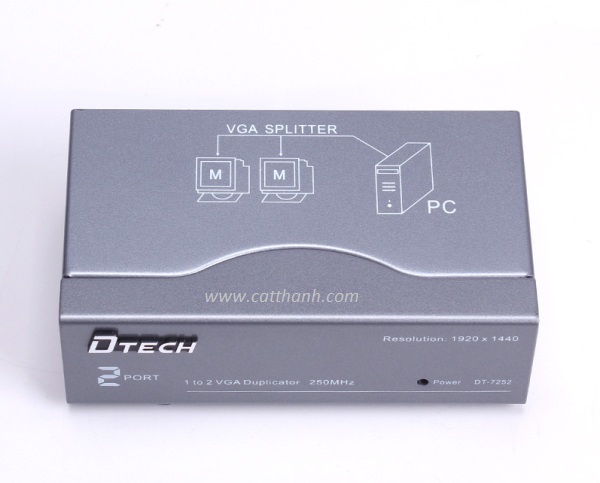 BỘ CHIA VGA 1 to 2 Dtech DT-7252