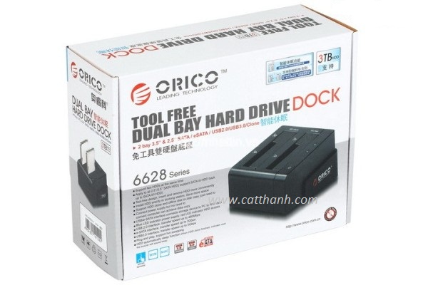Hdd Docking Orico 6628 usb 3.0 Dual 2.5, 3.5