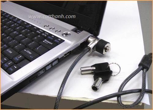 Khóa chìa laptop - Dây khóa Laptop chống trộm