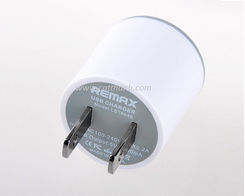 Sạc Remax usb charger 5V-1A