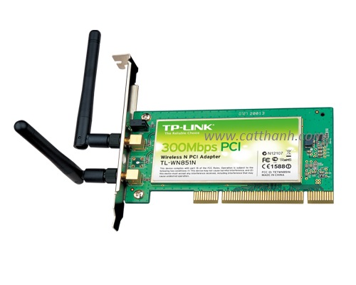 Card thu wifi PCI TP-Link TL-WN851ND 300Mbps