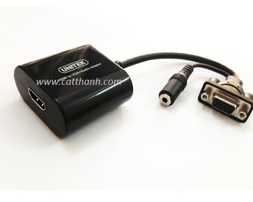 Dây chuyển đổi HDMI to VGA + Audio Unitek Y-5320