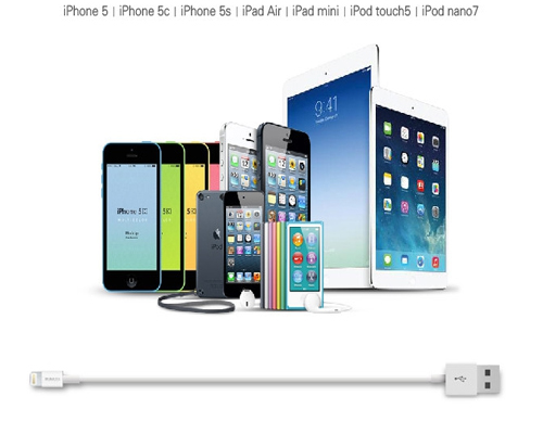 Cáp sạc iPhone5/5s, iPad Air/4 Romoss CB12