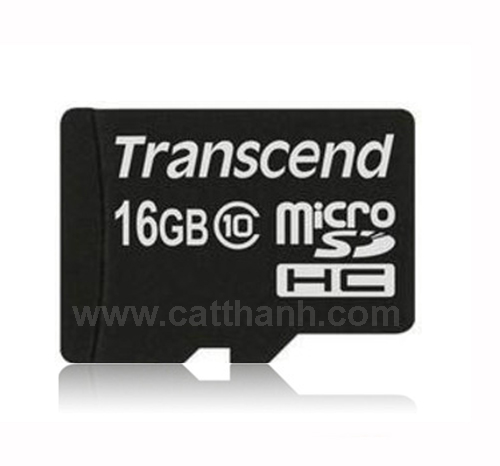 Thẻ nhớ Transcend micro SDHC 16Gb Class10