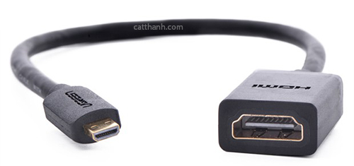 Cáp chuyển đổi Micro HDMI to HDMI âm dài 20cm Ugreen 20134