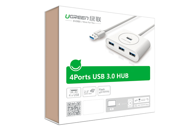 Bộ chia cổng USB 4 cổng 3.0 Ugreen UG-20291