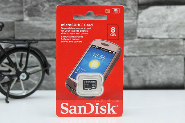 Thẻ nhớ MicroSD 8Gb Class 4 Sandisk B35