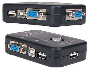 KVM Switch 2 port USB MT-VIKI MT-201UK