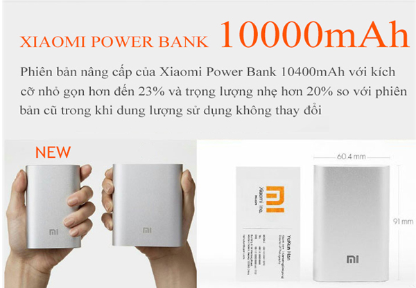 Pin sạc dự phòng Xiaomi 10000 mAh NDY-02