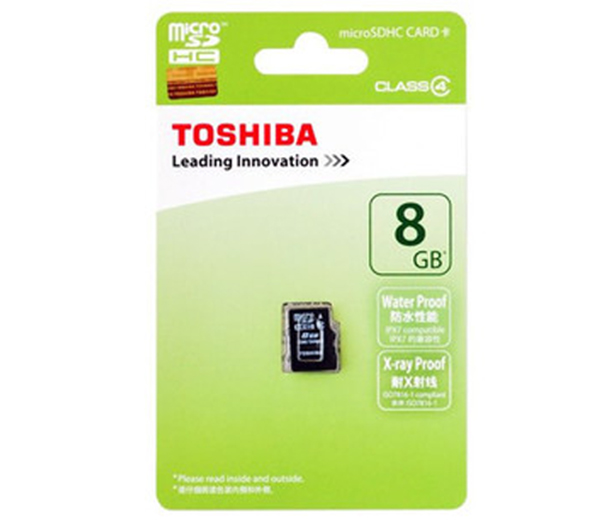 Thẻ nhớ micro SDHC Toshiba 8GB Class 4  C4