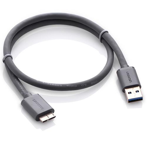 Cáp USB 3.0 cho ổ cứng di động HDD 2,5 ing 0,5m Ugreen 10840
