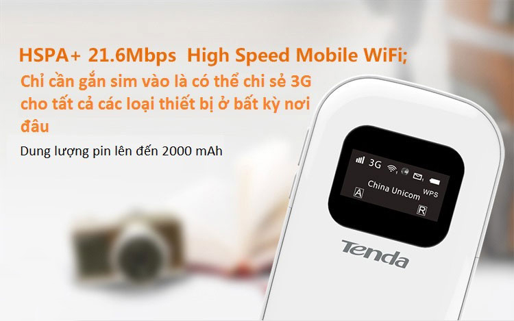 Bộ phát Wifi sim 3G Tenda 3G185