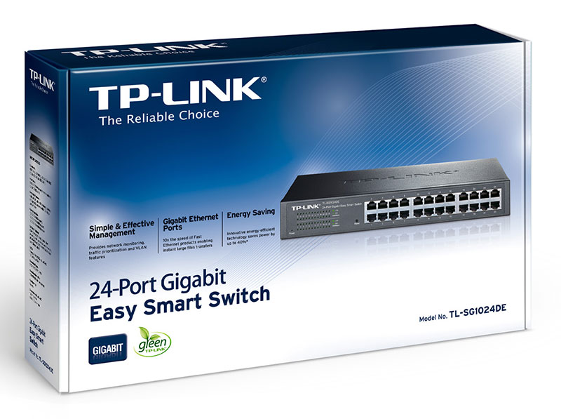 Switch mạng 24 cổng Gigabit Tp-link TL-SG1024DE