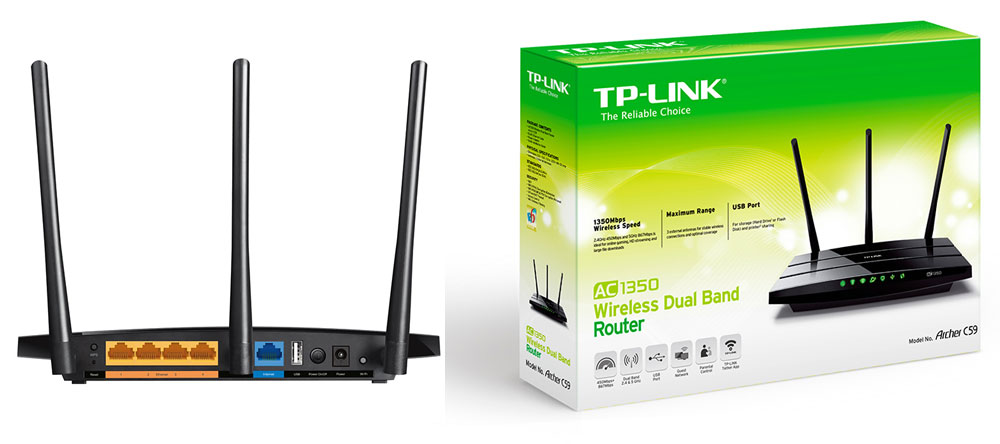Bộ phát wifi TP-link băng tần kép C1350 - Archer C59