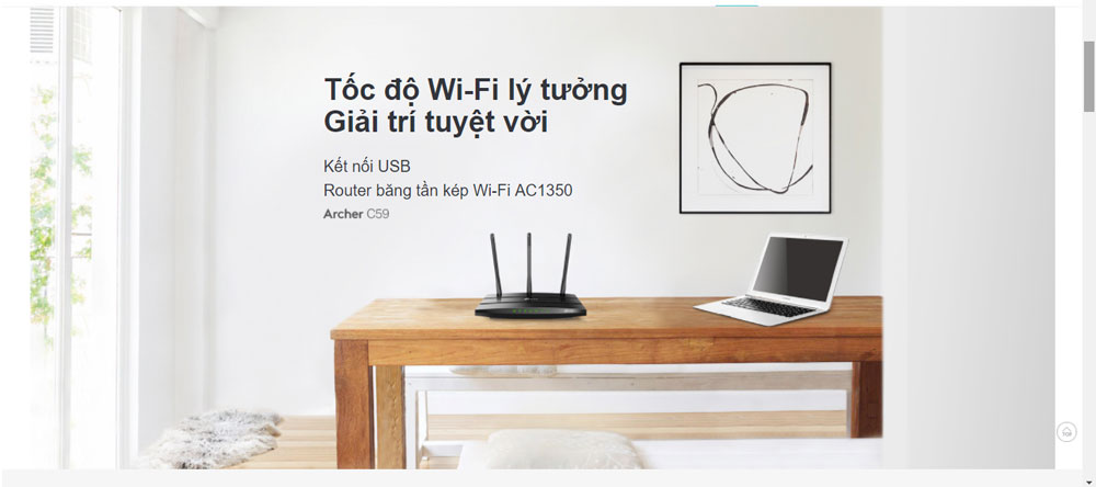 Bộ phát wifi TP-link băng tần kép C1350 - Archer C59
