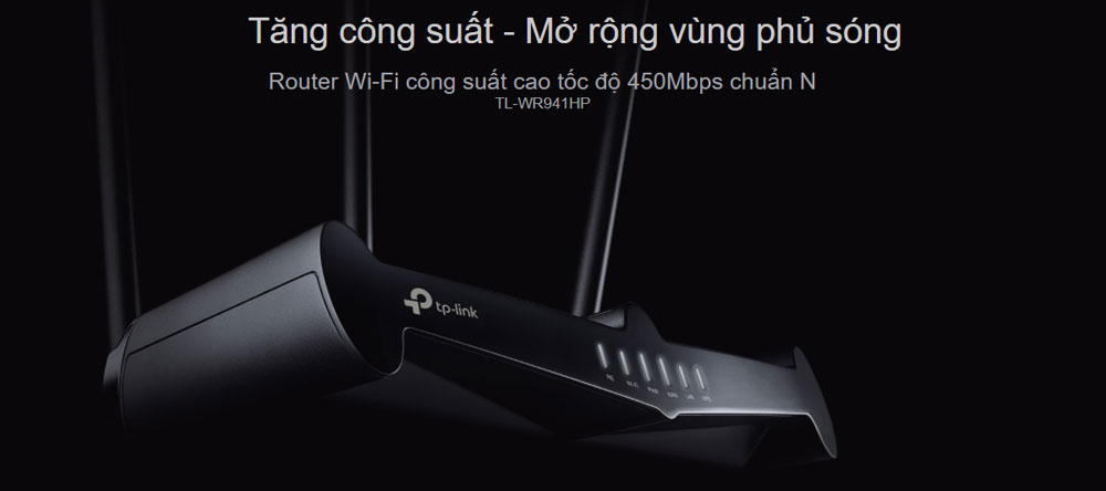 Bộ phát wifi Tp-link chuẩn N 450Mbps TL-WR941HP
