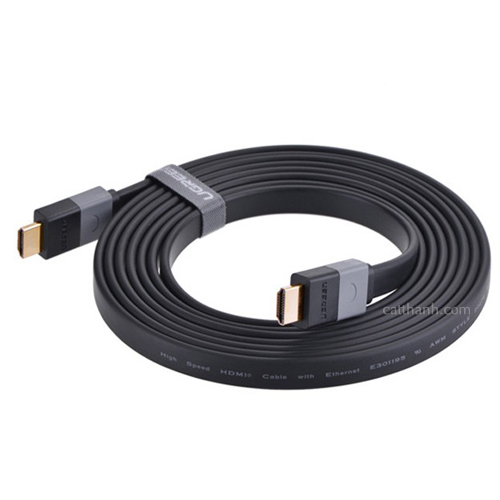 Cáp HDMI dẹt Ugreen UG-30108: Dây cáp HDMI 1M