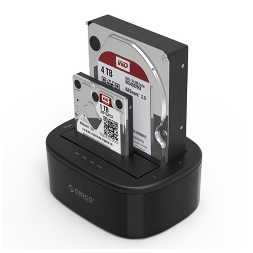 Đế ổ cứng Orico 6228US3-C - Dock đựng ổ cứng 2 khe cắm USB 3.0