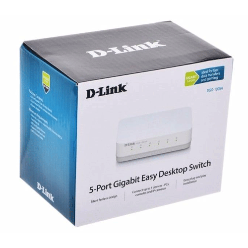 Bộ chia mạng D-Link DGS-1005A 5 cổng Gigabit