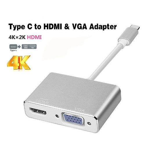 Cáp chuyển đổi USB 3.1 Type C sang HDMI và VGA
